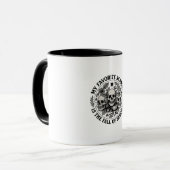 Mug Ma saison préférée est la chute du fascisme Pas de (Devant gauche)