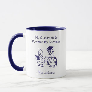 Mug Ma salle de classe alimentée par la conception d'e