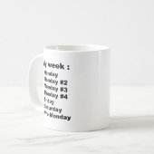 Mug Ma semaine (Devant gauche)