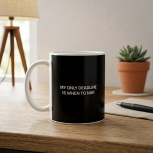 Mug Ma Seule Échéance Est Quand Faire La Sieste Papa R