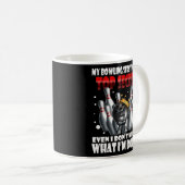 Mug Ma Stratégie De Bowling Est Top Secret Bowling Bal (Devant droit)