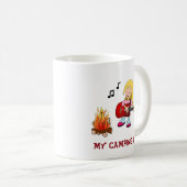 Mug Ma Tasse-Fille de camping (Devant droit)