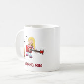 Mug Ma Tasse-Fille de camping (Devant gauche)