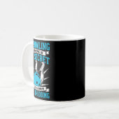 Mug Ma Technique De Bowling Est Top Secret Funny Bowli (Devant gauche)