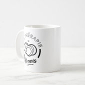 Mug Ma thérapie le tennis (Devant gauche)