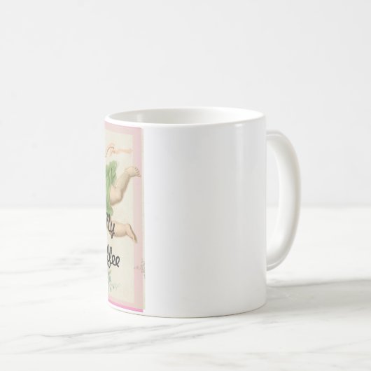 Mug Ma vie avec de la pâte à café (Devant droit)