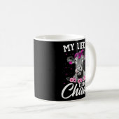 Mug Ma Vie Est Sous Le Chaos Vache Le Plus Susceptible (Devant droit)