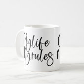 Mug Ma vie, mes règles (Devant gauche)