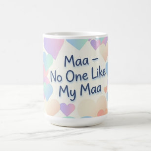 Mug Maa Aucun comme ma Maa - Horloge murale Pastel Hea