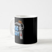 Mug Mac Daddy Anesthesia Laryngoscope Humour (Devant gauche)