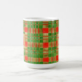 MUG MAC GREGOR TARTAN Blanc Grand + Initiale (Centre)