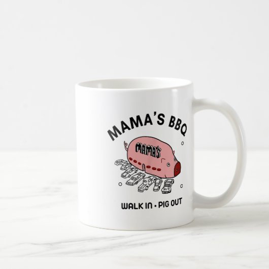 Mug Mac Mamas Bbq Marcher Dans Pig Out Sunny Summer Ca (Droite)
