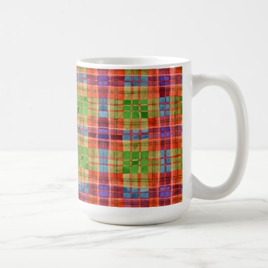 MUG MAC RAE TARTAN BLANC HAUT (Droite)