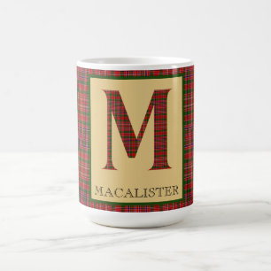 Mug MacAlister Tartan Monogramme M