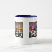 Mug Macao Casino Skyline Panorama Chine Nuit (Centre)