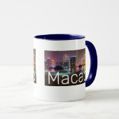 Mug Macao Casino Skyline Panorama Chine Nuit (Devant droit)