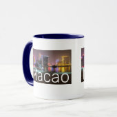 Mug Macao Casino Skyline Panorama Chine Nuit (Devant gauche)