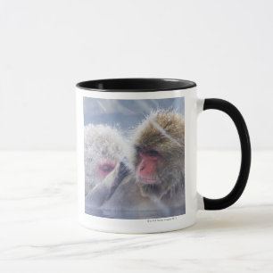 Mug Macaques japonais (fuscata de Macaca) se