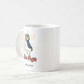Mug Macareux Studieux Oiseau Marin Mignon Cadeau Perso (Devant gauche)