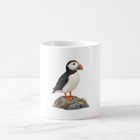 Mug Macareux sur un rocher côtier (Centre)