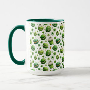 Mug Macaron et trèfle aquarelle de la Saint-Patrick