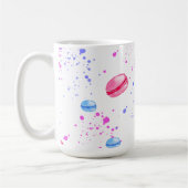 Mug Macarons appétissants en plaques d'aquarelle (Gauche)