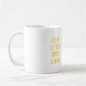 Mug Macarons Jaune Citron (Gauche)