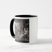 Mug Macbeth, les trois sorcières et Hecate dans l'acte (Devant gauche)