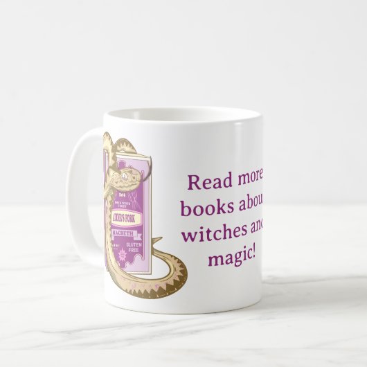 Mug Macbeth Red livre sur les sorcières (Devant gauche)