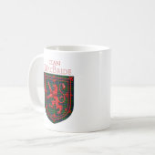 Mug MacBride Tartan Scottish Plaid Lion Rampant (Devant gauche)