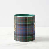 Mug MacDonald Clanranald Tartan & Badge (Centre)