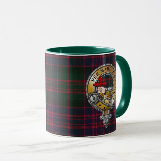Mug MacDonald Tartan & Badge (Devant droit)