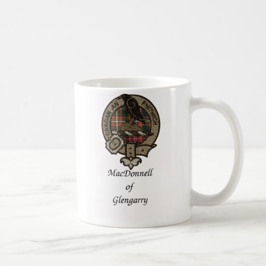 Mug Macdonnell de crête de clan de Glengarry (Droite)