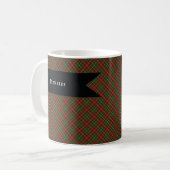 Mug MacDougall Clan moderne Tartan Plaid Motif (Devant gauche)