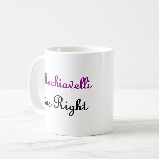 Mug machiavelli avait raison (Devant gauche)