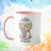 Mug Machine à Balle Collante Drôle et Mignonne, Nom de