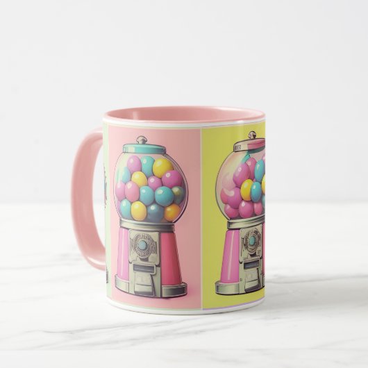Mug Machine à Bubblegum rétro (Devant gauche)