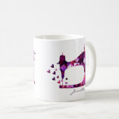 Mug Machine à coudre à courtepointe Patchwork (Devant droit)