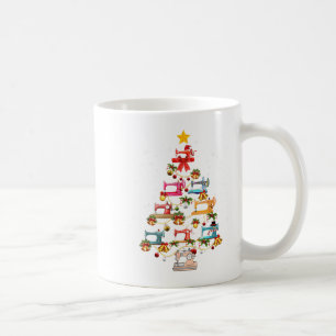 Mug Machine à coudre amusante Arbre de Noël Orna de No