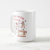 Mug Machine à coudre mignonne faite avec style Tailor (Devant gauche)