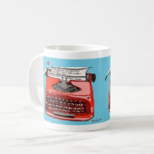 Mug Machine à écrire de Starlight Starfire (Devant gauche)
