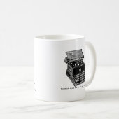 Mug Machine à écrire, le Fox rapide de brun… (Devant droit)