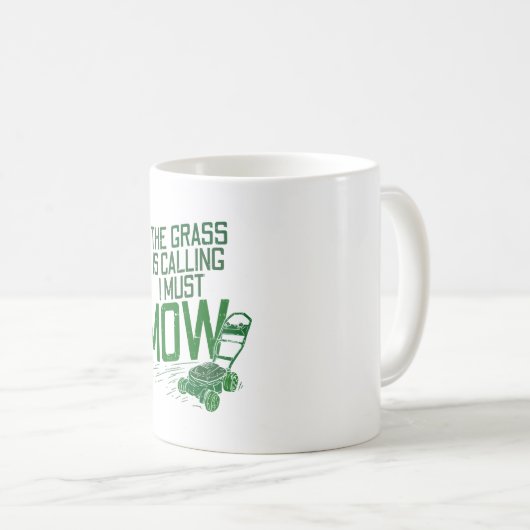 Mug Machine à gazon (Devant droit)