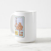 MUG MACHINE DE CLAVIER POUR OURS (Devant gauche)