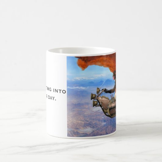 Mug Machine de vol de Steampunk (Centre)