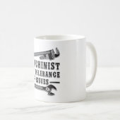 Mug Machine Machiniste Mécanicien CNC drôle Idée cadea (Devant droit)