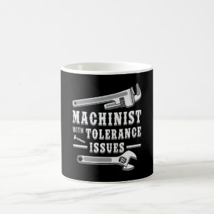 Mug Machine Machiniste Mécanicien CNC Machiniste Idée