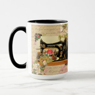 Mug Machines à coudre et objets de charcuterie