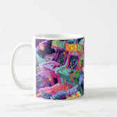 Mug Machines d'arcade rétro dans l'espace (Gauche)