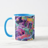 Mug Machines d'arcade rétro dans l'espace (Gauche)
